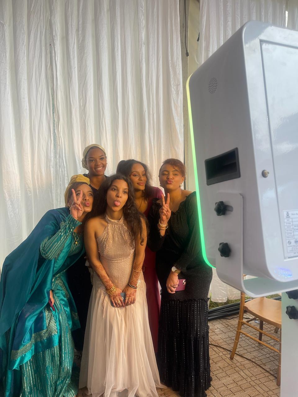 Event photo booth guest photo