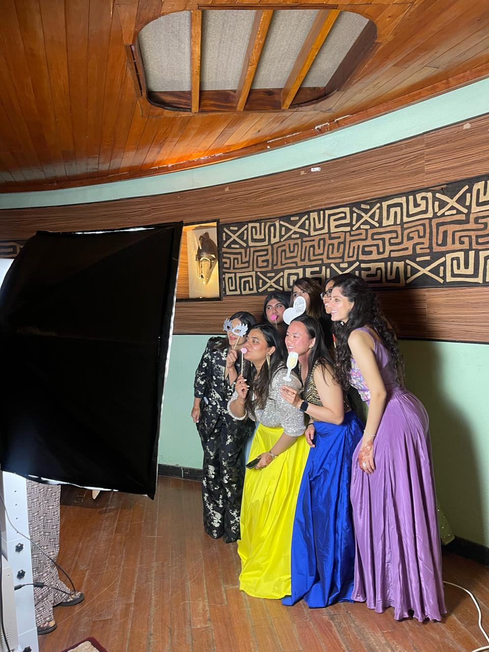 Event photo booth guest photo
