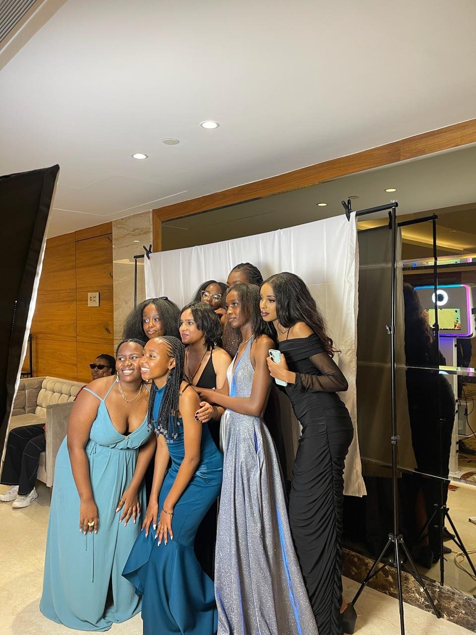 Prom photo booth guest photo