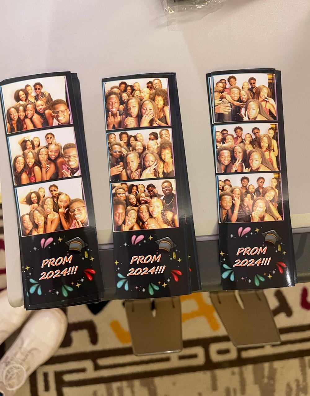 Prom photo booth guest photo