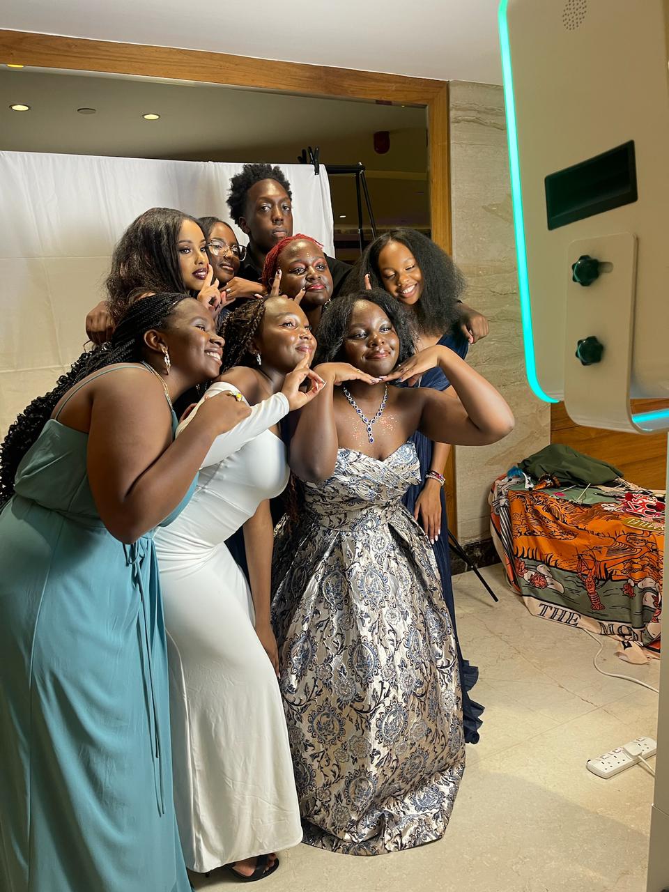Prom photo booth guest photo
