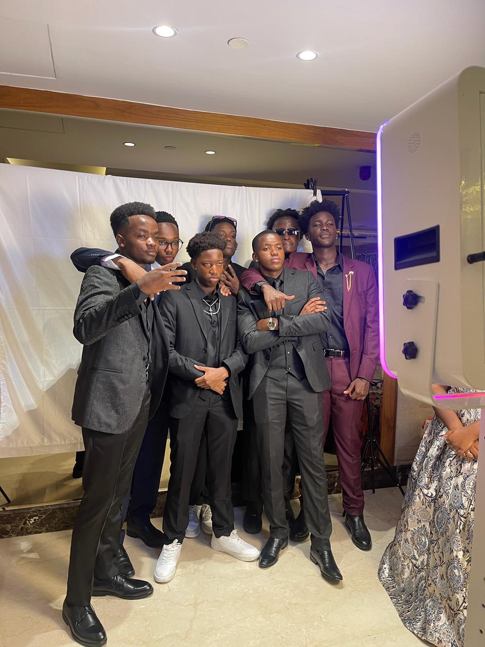 Prom photo booth guest photo