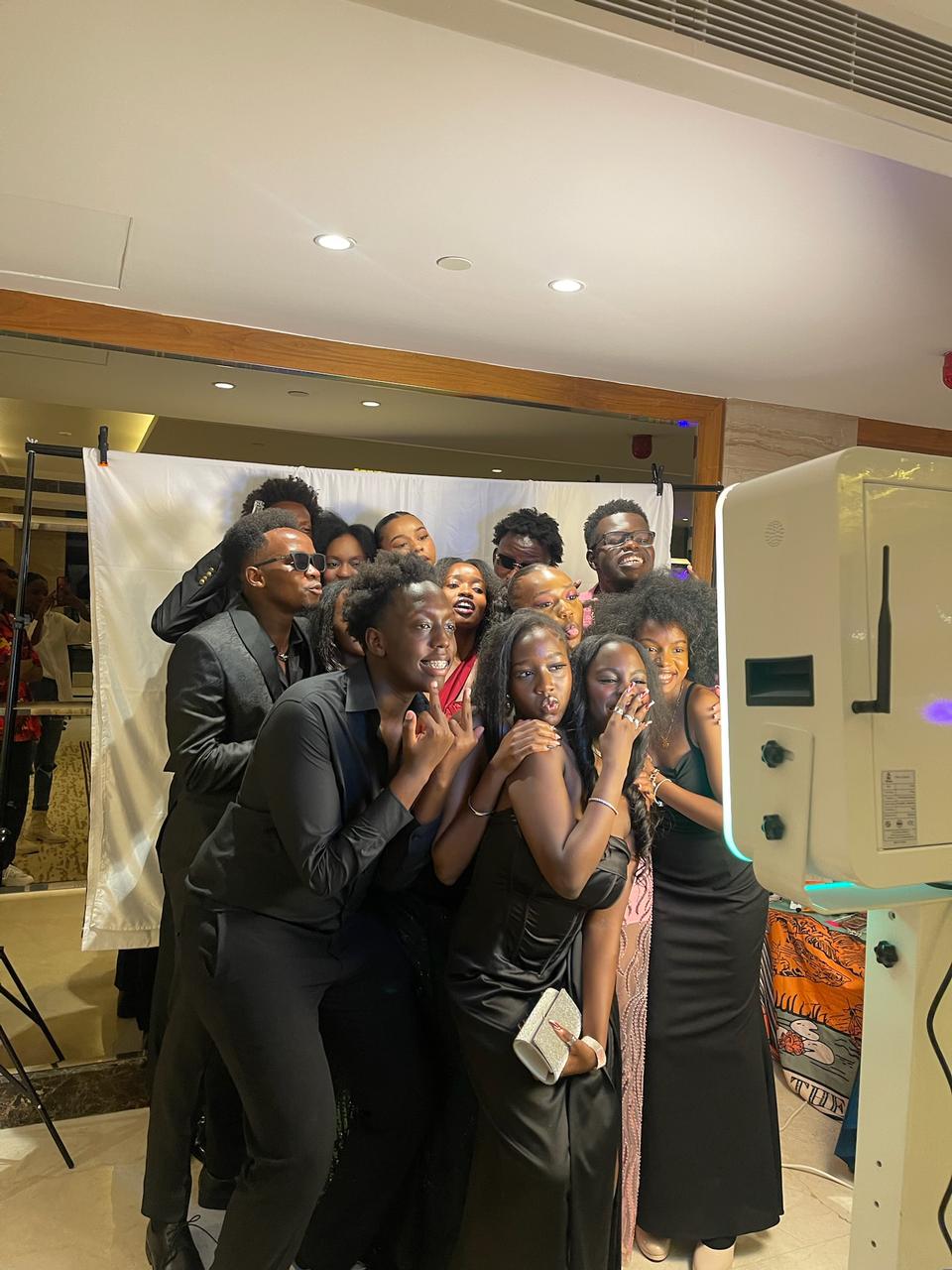 Prom photo booth guest photo