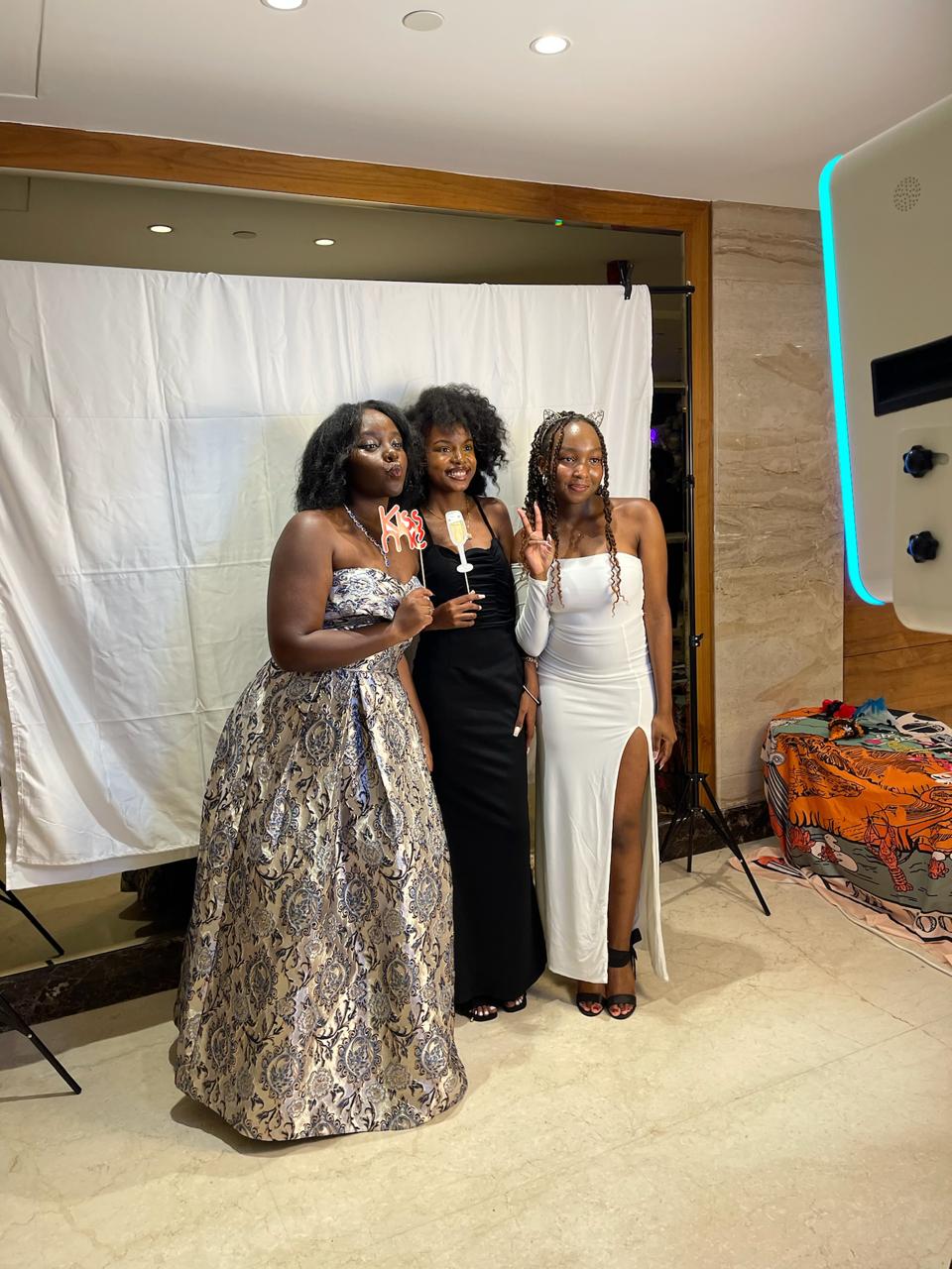 Prom photo booth guest photo