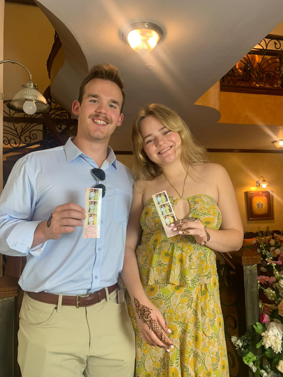 Event photo booth guest photo