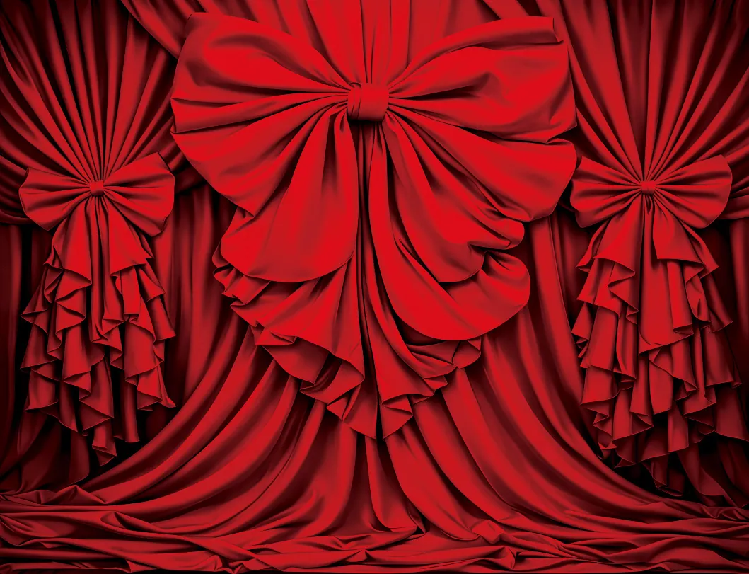 Crimson Stage photo booth backdrop